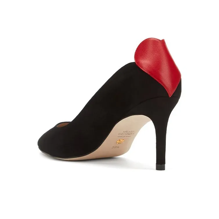 Stuart Weitzman/SW LOVESTRUCK PUMP Slim Heel High Heels 7cm Women's Black-4