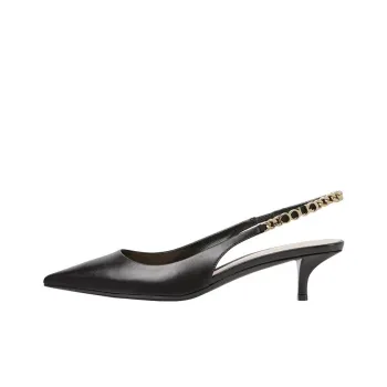 GUCCI Signoria Slim Heel High Heels 4.3cm Women's Black