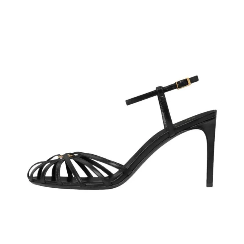 CELINE Slim Heel High Heels 8.5cm Women's Black-0