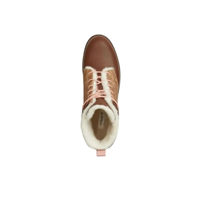 COACH Lorraine Ankle Boots 6.5cm Women's Brown-3