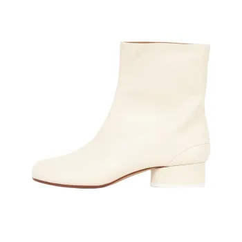 Maison Margiela Ankle Boots 3cm Women's White