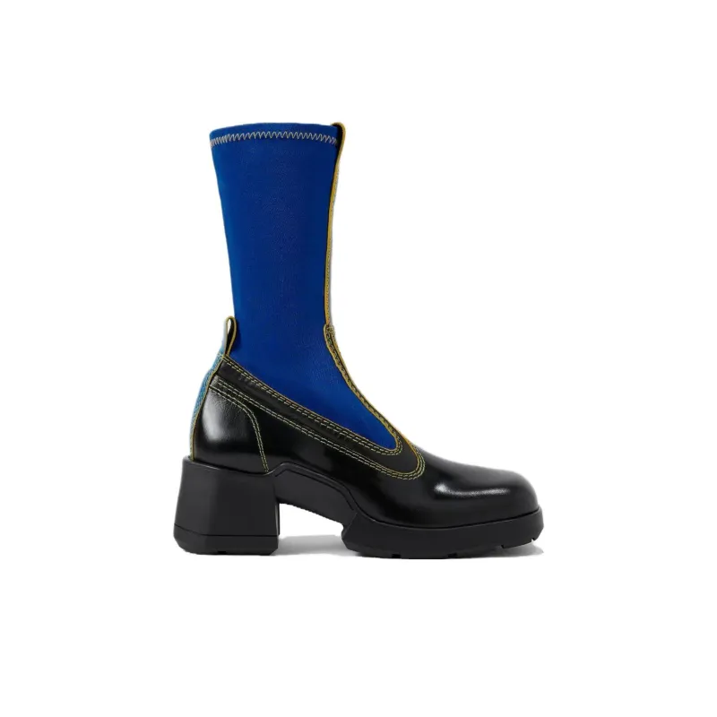MIISTA Ankle Boots 6cm Women's Blue Black-1
