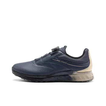 Ecco Golf S3 Cushioned Water Resistant Balance Low Top Casual Shoes Men's Dark Blue