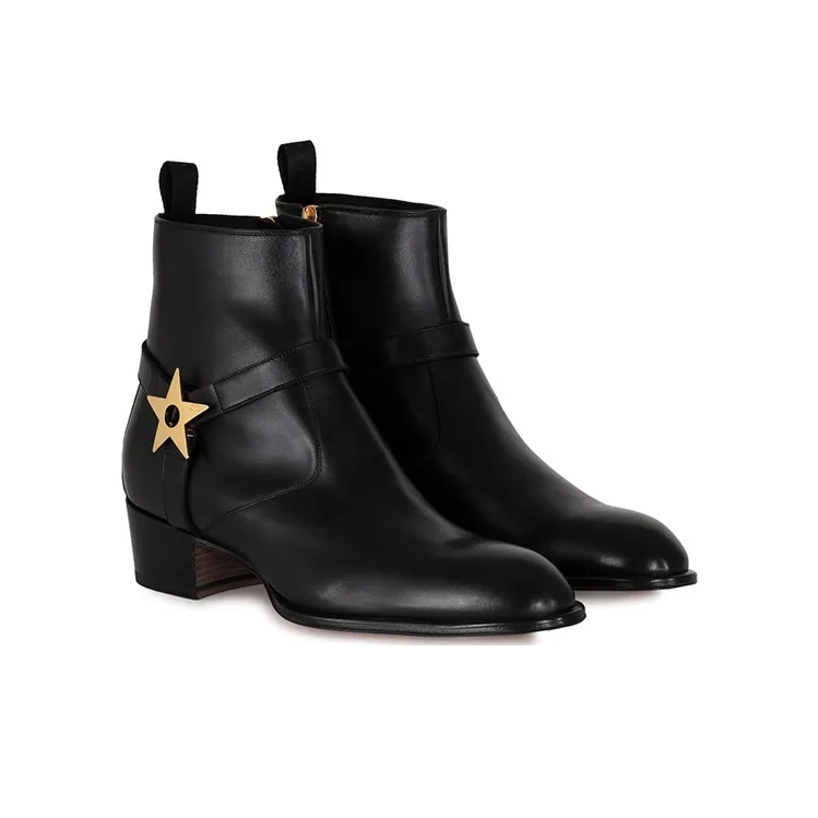 Giuseppe Zanotti/GZ Sheldon Star Ankle Boots Men's Black-1