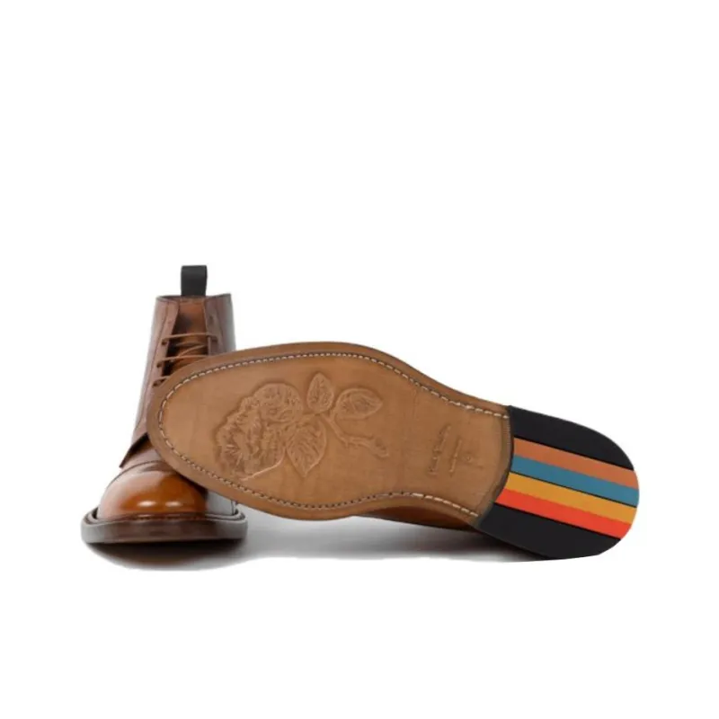 Paul Smith Jarman Ankle Boots 2cm Men's Brown-4