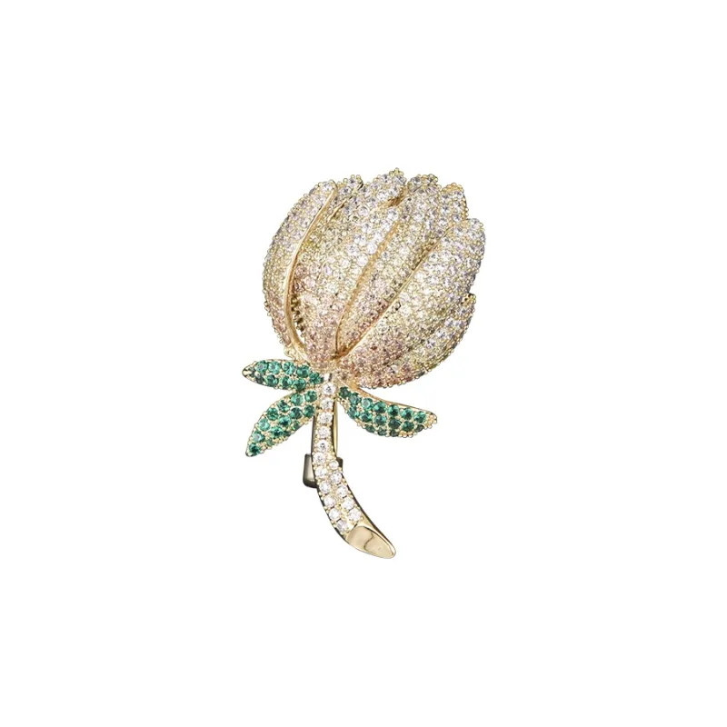 Lan Ying Austrian Crystal Brooches Women's-5