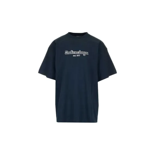 Balenciaga T-Shirts Men Blue