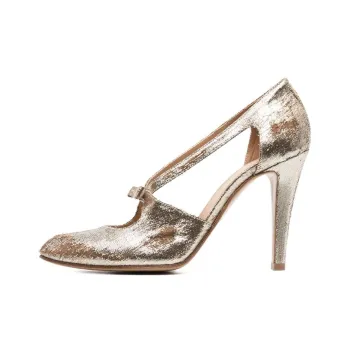 Maison Margiela 100mm Metallic Cut-out Pumps