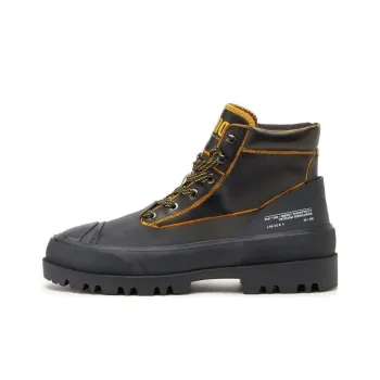 DIESEL Ankle Boots Men's Black Orange