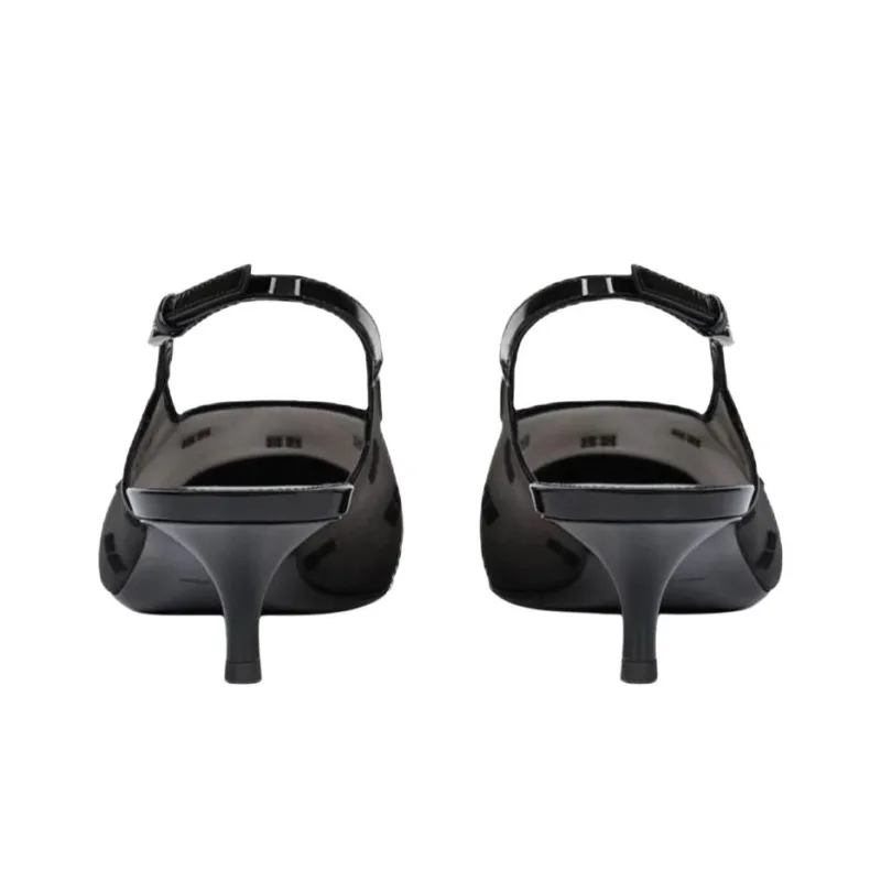 Givenchy 4G Logo High Heels 7.5cm Women's Black-3