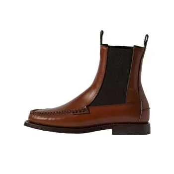 Hereu Alda Short Chelsea Boots Women's Brown
