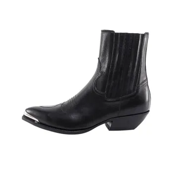 CELINE Short Chelsea Boots Men's Black