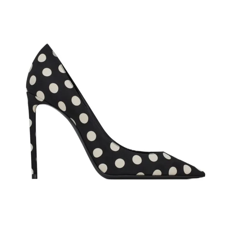 SAINT LAURENT Zoe 105mm Polka Dot-print Pumps-1
