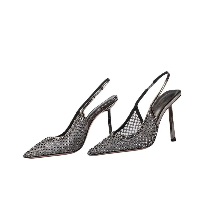 Le Silla Gilda 80mm Slingback Pumps-4