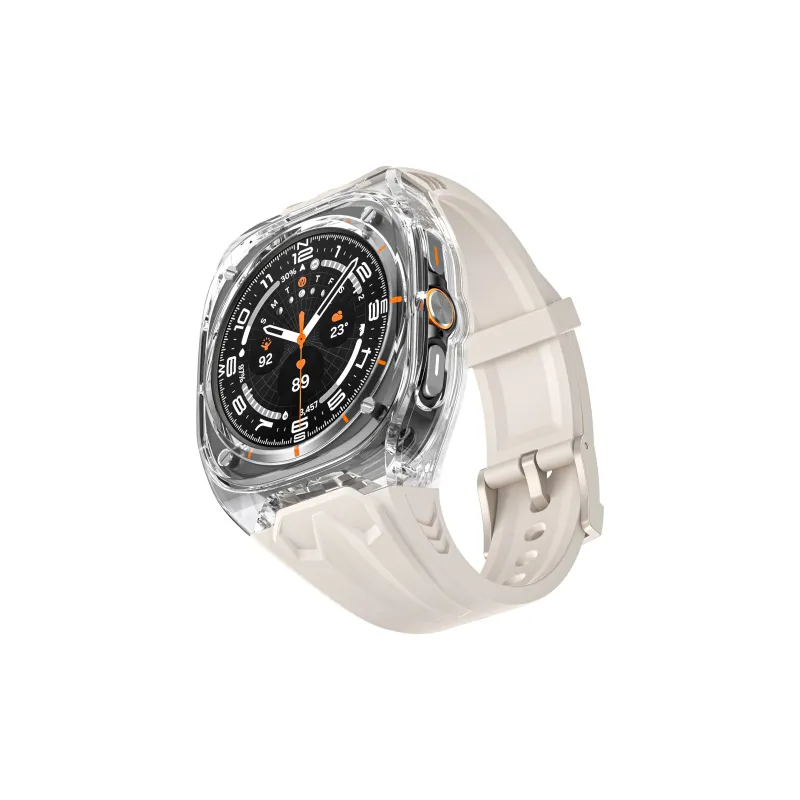 Vobafe Compatibility Samsung Ultra 47mm Lamborghini Richard Custom Transparent PC+TPU Strap Smart Watch Accessories-1