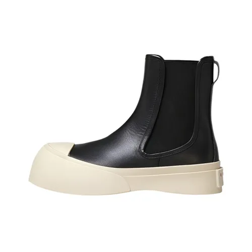 MARNI Round Toe Chelsea Boots