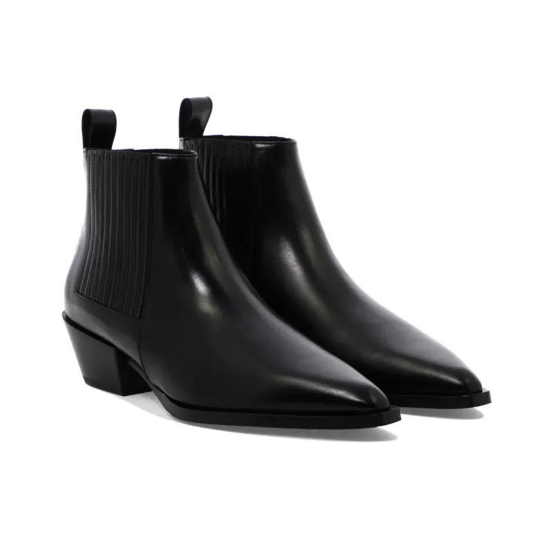 Aeyde Ankle Boots 4cm Women's Black-2