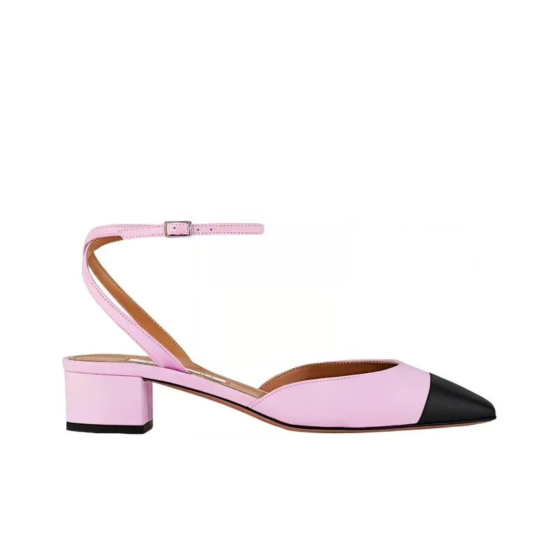 AQUAZZURA Chunky Heel High Heels 3.5cm Women's Pink-1