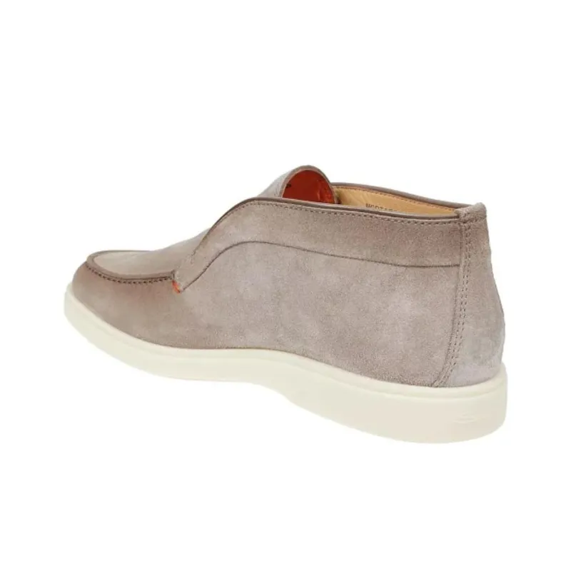 Santoni Desert Round Toe Slip On Boots-3
