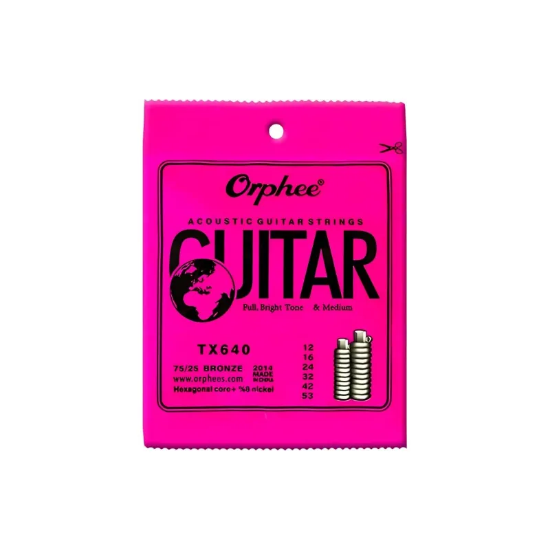 ORPHEE Orufi TX Collection TX620 TX630 TX640 Acoustic Guitar Strings Musical Instrument Accessories-0