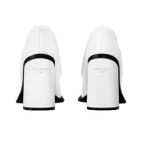 LOUIS VUITTON Berlin Chunky Heel High Heels 9.5cm Women's White