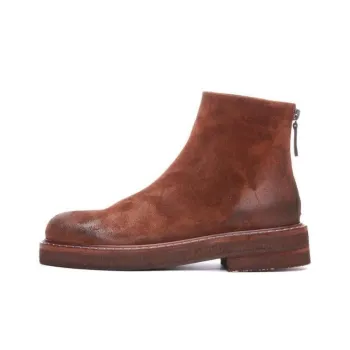 Marsèll Rounded Toe Back Zipped Ankle Boots Women's