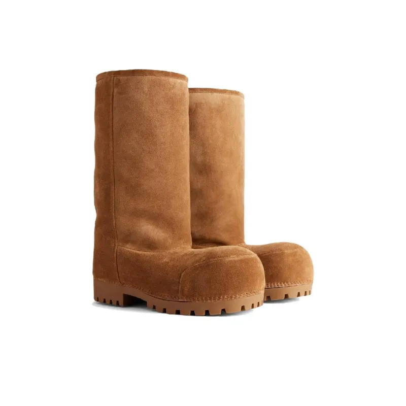 Balenciaga FW24 SKIWEAR Collection Knee high Boots Women's Brown-2