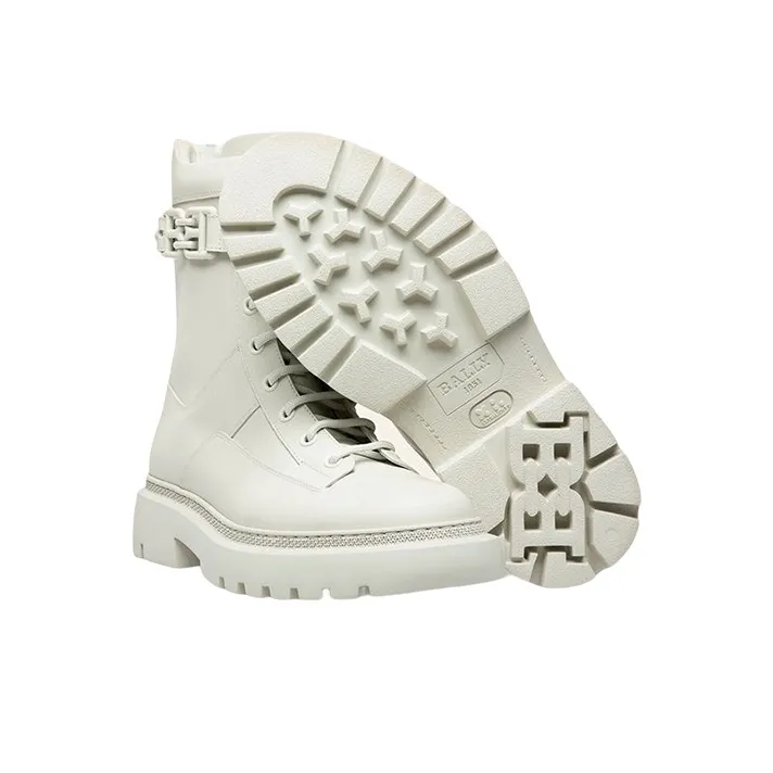 BALLY Ankle Boots Women's Beige-3