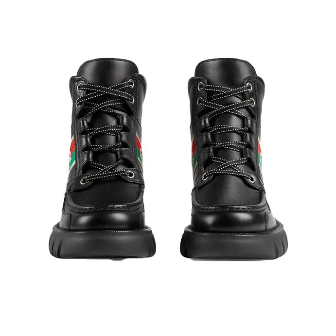 GUCCI Interlocking G Ankle Boots-3