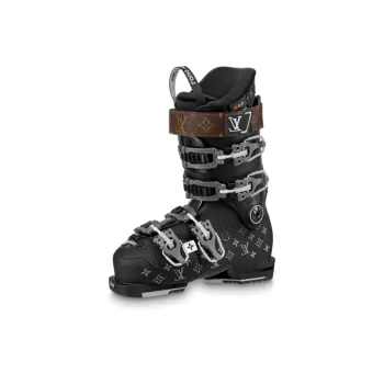 LOUIS VUITTON Slalom Crew Ski Boots Women's Black