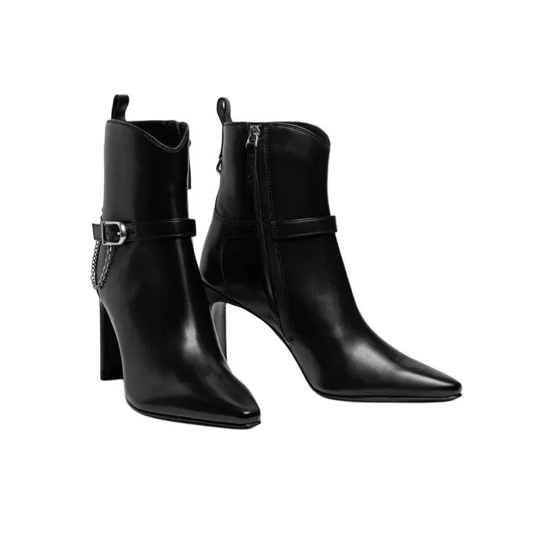 SARTORE Ankle Boots 9cm Women's Black-3