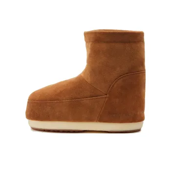Moon Boot No Lace Suede Boot Tan