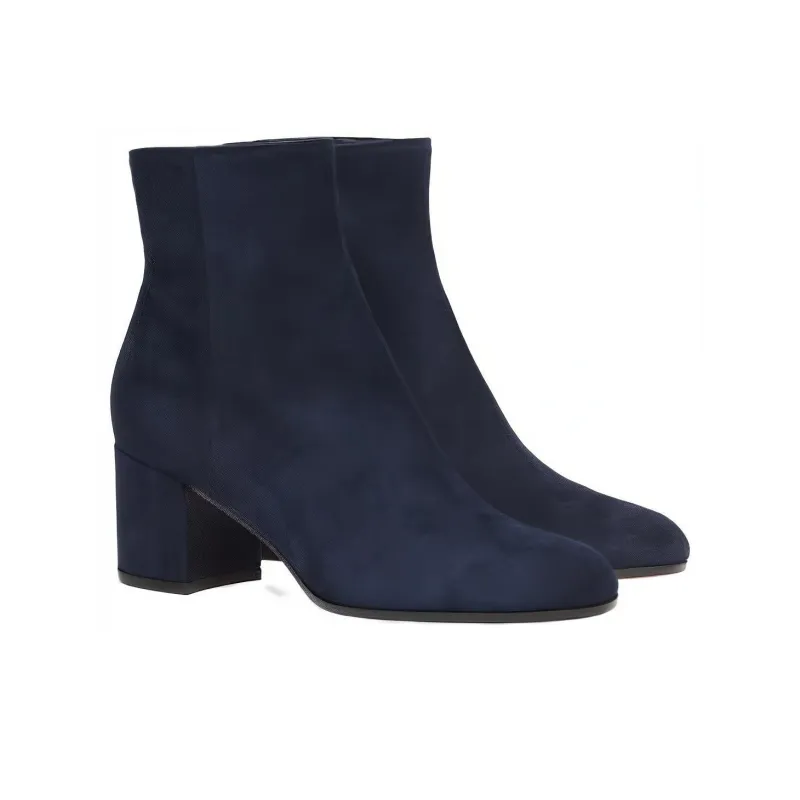 GIANVITO ROSSI Margaux 65mm Suede Boots-2