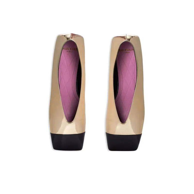 BALMAIN Eden Patent Leather Pumps-4
