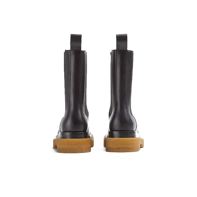 Bottega Veneta Lug Boot Black Gum-4