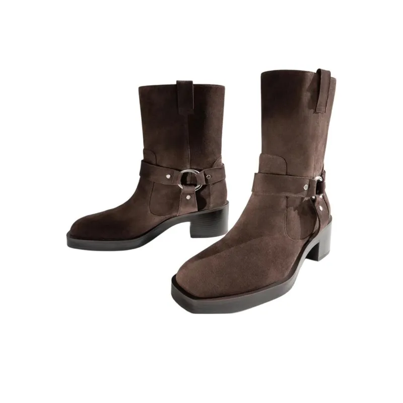 Stuart Weitzman/SW Jax Bootie Ankle Boots 5.5cm Women's Umber-3