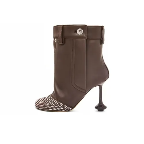 LOEWE Ankle Boots 9cm Women's Brown