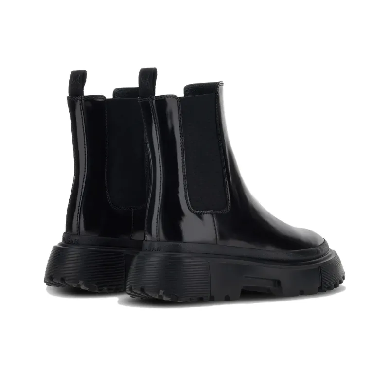 HOGAN Round-Toe Ankle Boots Women's-3