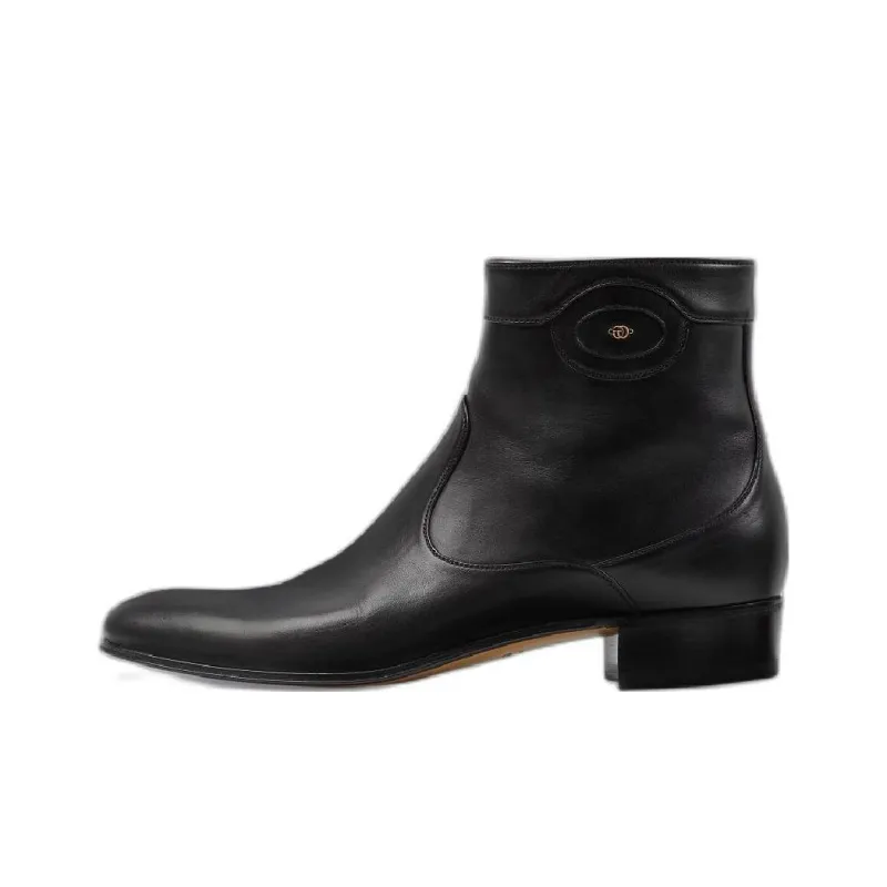 GUCCI Ankle Boot 'Logo Embellished Black'-0