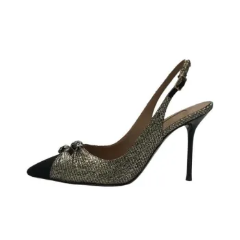 AQUAZZURA Slim Heel High Heels Women's Black Silver