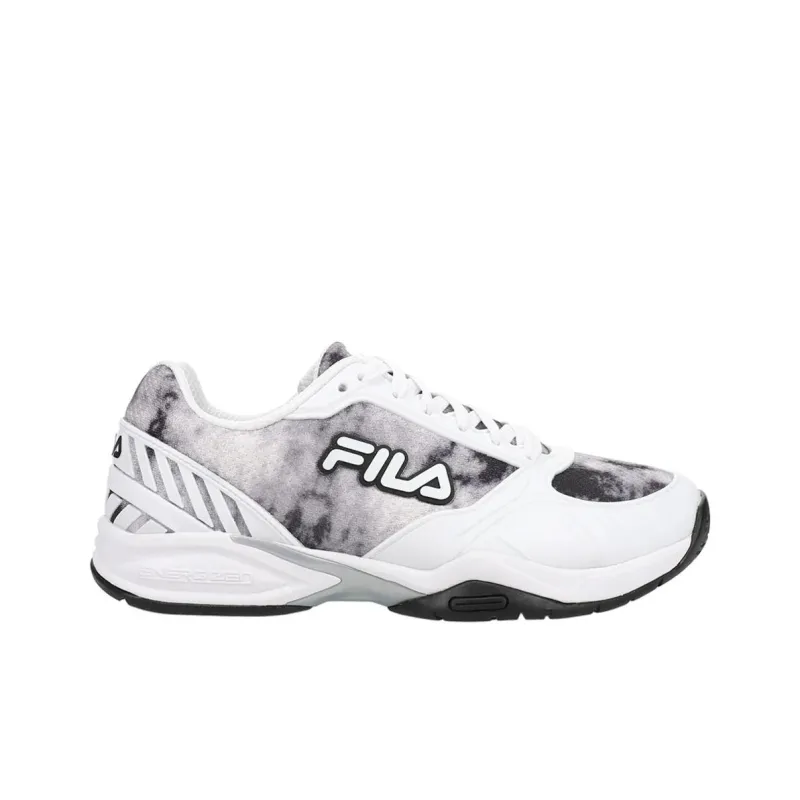 FILA Anti-Slip Wear-Resistant Low-Top Training Shoes Women's Black White-1
