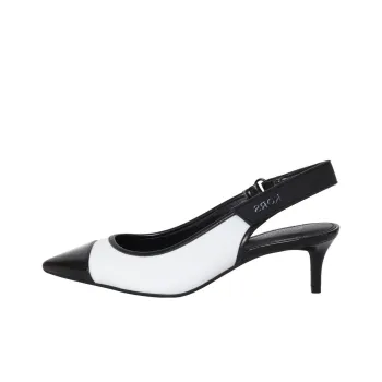 MICHAEL KORS Kourtney Fle Slim Heel High Heels 5.5cm Women's White Black