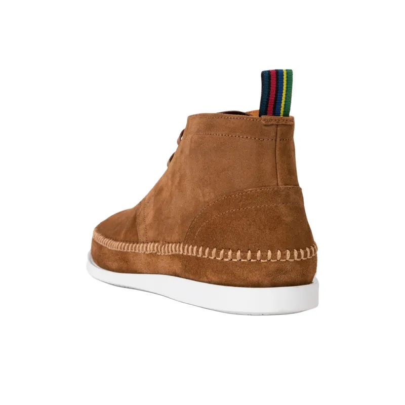Paul Smith Neon Ankle Boots Men's Umber-4