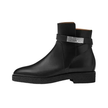 HERMES Follow Ankle Boots Women's Black