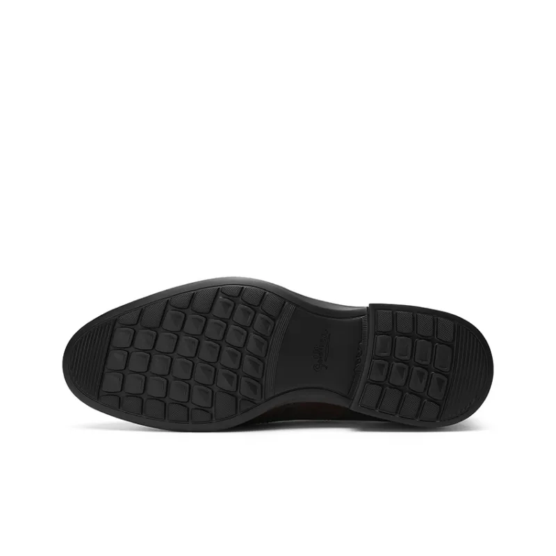 GOLDLION Dress Shoes Men Low Top Black/Brown-9