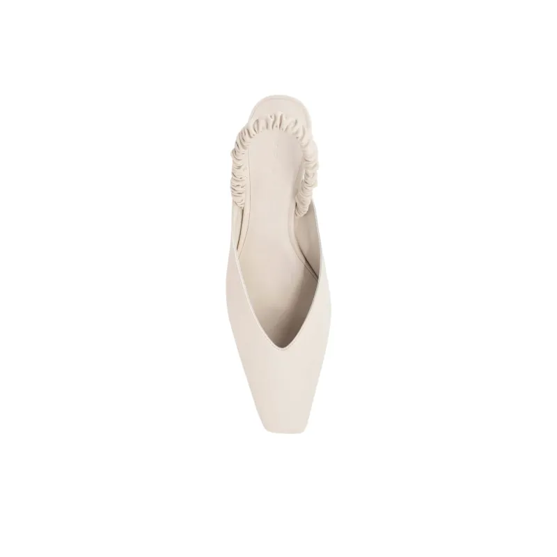 STUDIO AMELIA Zadie Irregular Heel High Heels 5cm Women's Beige-4