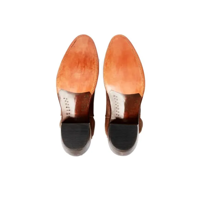 Polo Ralph Lauren Short Chelsea Boots 5cm Women's Brown-4