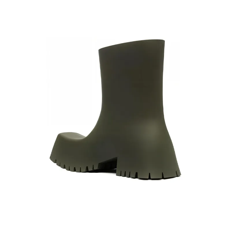 Balenciaga Trooper Boots 'Olive Green'-1