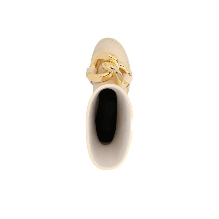 JW Anderson Chain Low-heel Wellies-4