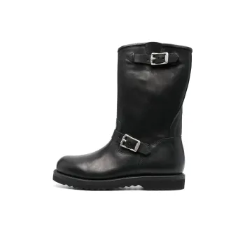 OUR LEGACY 35mm Buckle-fastening Leather Boots